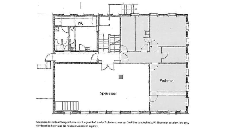 Grundriss 1. OG Rössli