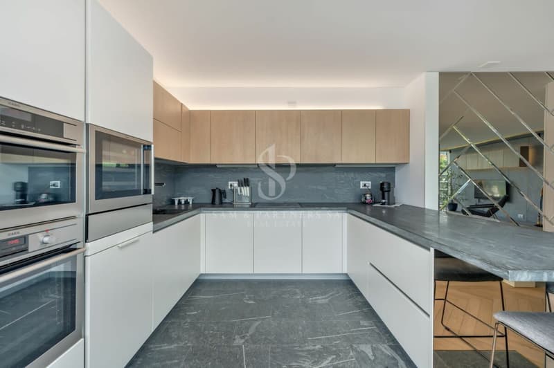 Moderno appartamento con vista lago a Paradiso (6)