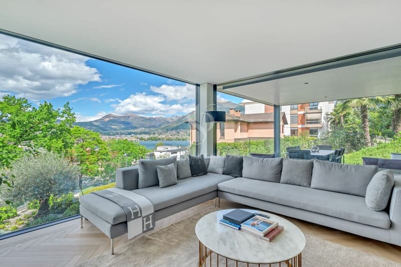 Moderno appartamento con vista lago a Paradiso (2)