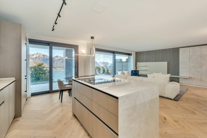 Penthouse con rooftop e vista lago (5)