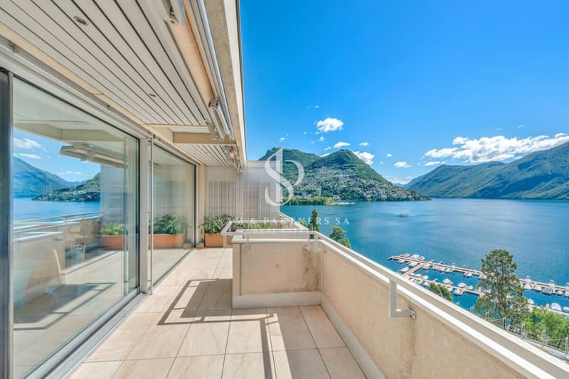 Attico con vista lago (1)