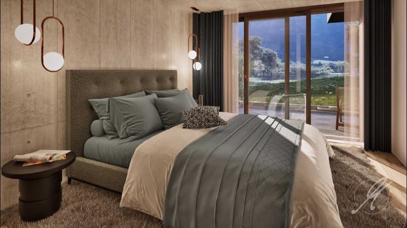 Schlafzimmer Sockelgeschoss