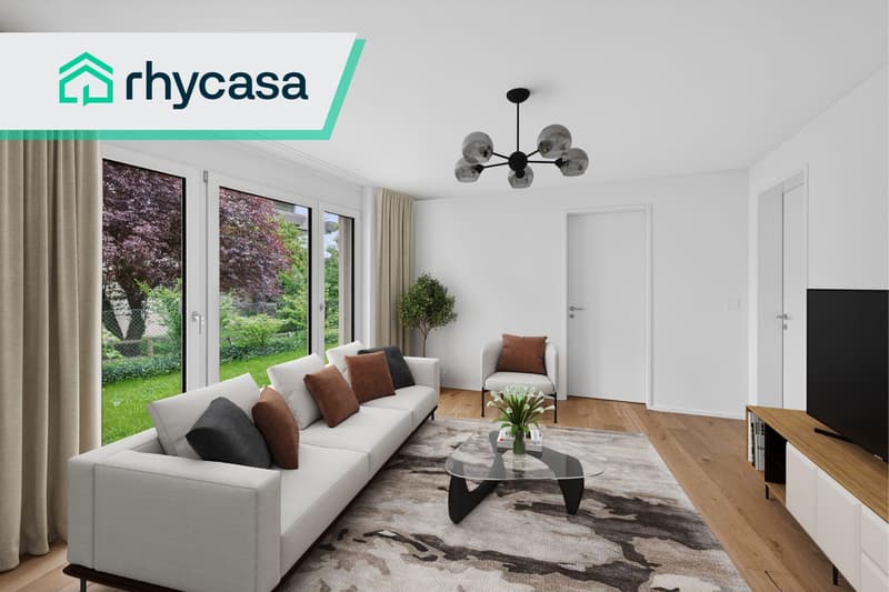 Hochwertige Neubauwohnung mit eigenem Garten an zentraler Lage (1)