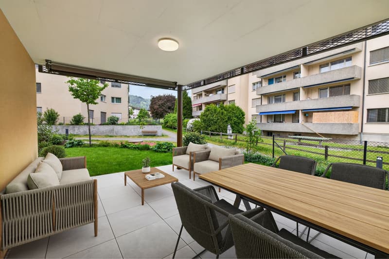 Hochwertige Neubauwohnung mit eigenem Garten an zentraler Lage (4)