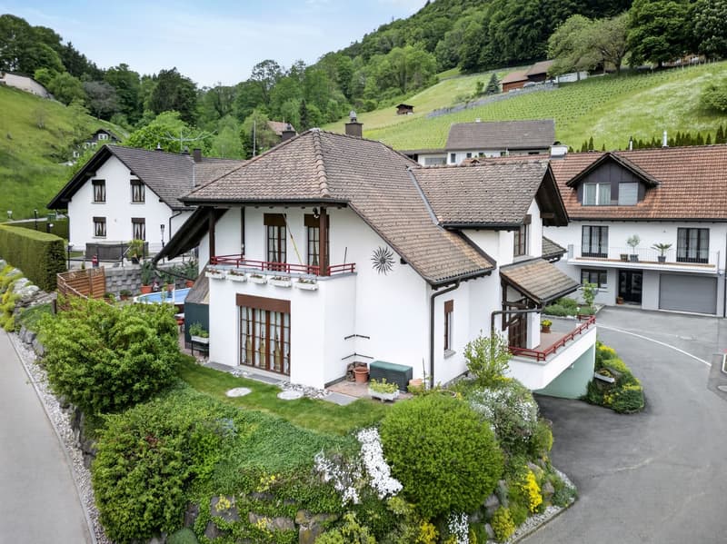Charmantes Landhaus mit Aussenpool und Autohalle für 4 Personenwagen (9)