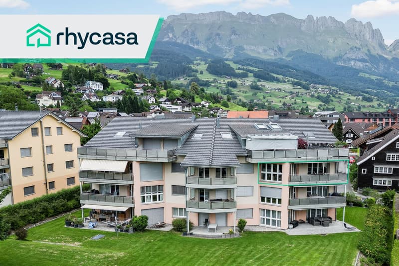 Ruhig wohnen, zentral leben – sonniger Balkon mit schönem Weitblick (1)