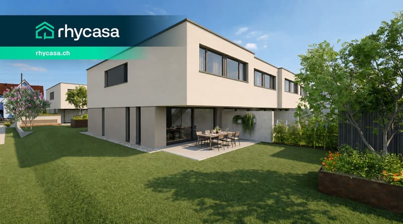 Neubauprojekt «Aurea Quartier» – 5.5-Zimmer-Reihenhaus mit eigenem Garten an ruhiger Lage in Au (1)