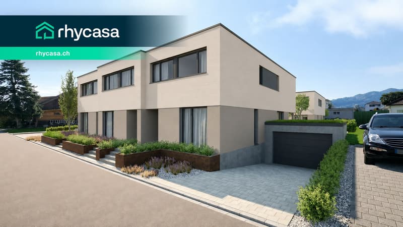 Neubauprojekt «Aurea Quartier» – 5.5-Zimmer-Reihenhaus mit eigenem Garten an sonniger Lage in Au (1)