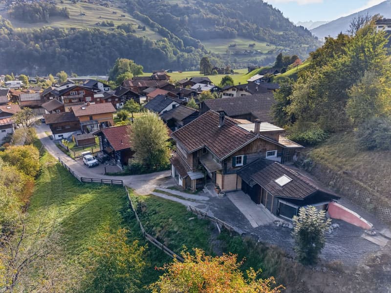 Charmantes Strickbau-Einfamilienhaus mit Wintergarten im Prättigau (11)