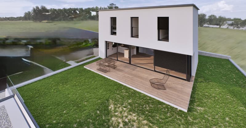 Casa moderna di nuova costruzione a Mezzovico licenza edilizia approvata! (5)