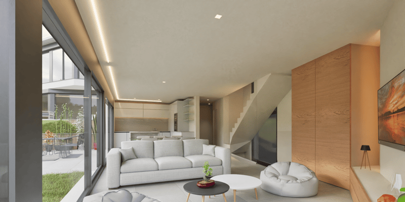 Casa moderna di nuova costruzione a Mezzovico licenza edilizia approvata! (11)