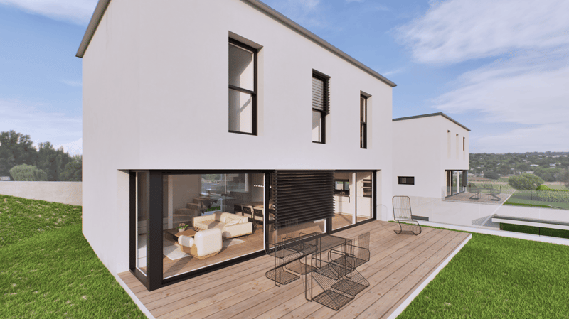 Casa moderna di nuova costruzione a Mezzovico licenza edilizia approvata! (6)
