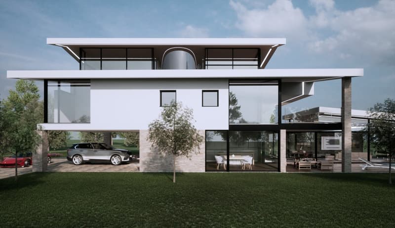 Modern villa with a unique and unobtainable design! (2)