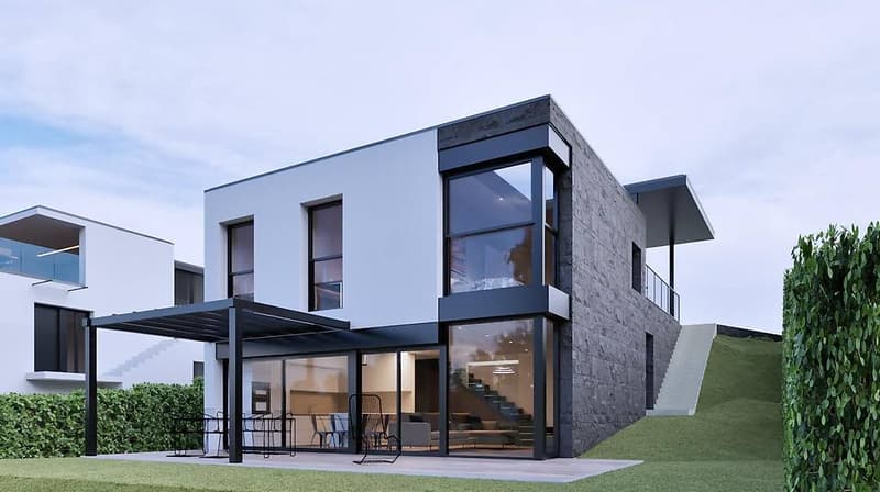 Unifamiliare da edificare licenza edilizia approvata! (6)