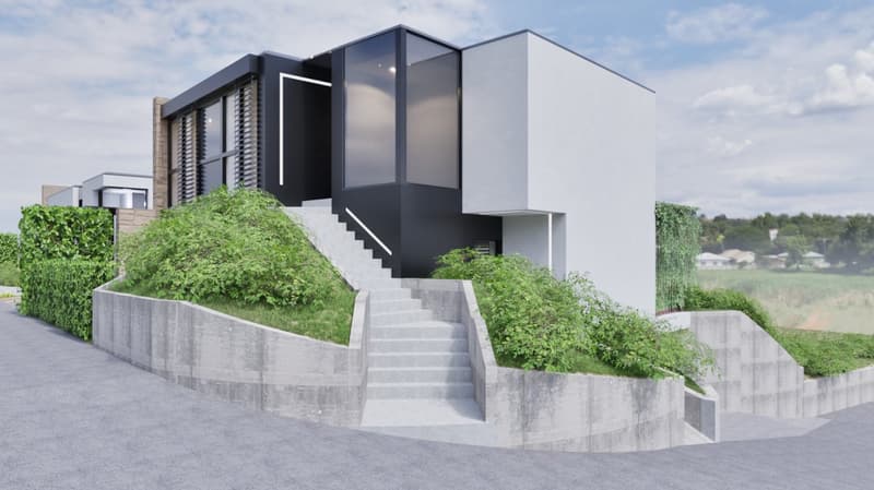 Elegante piano terra con grande giardino in costruzione! (4)
