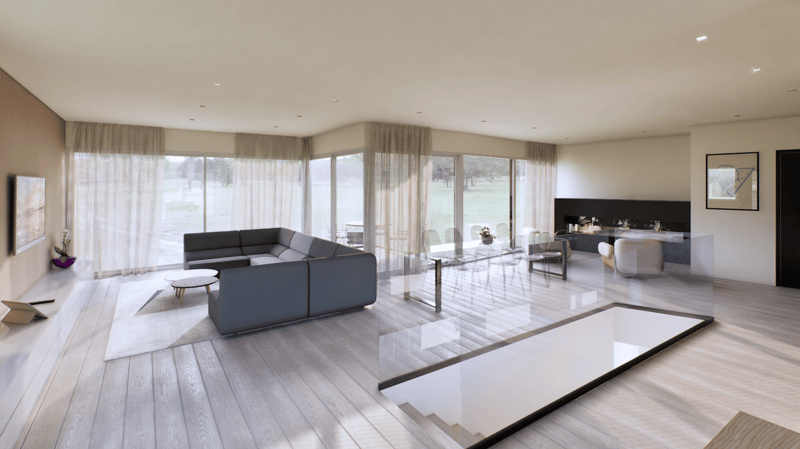 Elegante piano terra con grande giardino in costruzione! (7)