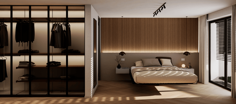 Appartamento di 5.5 locali piano terra con giardino di 200 m2 in nuova costruzione di pregio (13)