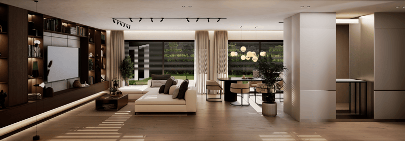 Appartamento di 5.5 locali piano terra con giardino di 200 m2 in nuova costruzione di pregio (12)