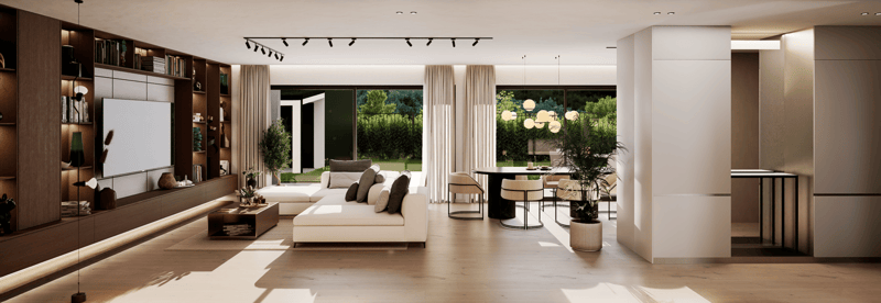 Appartamento di 5.5 locali piano terra con giardino di 200 m2 in nuova costruzione di pregio (14)