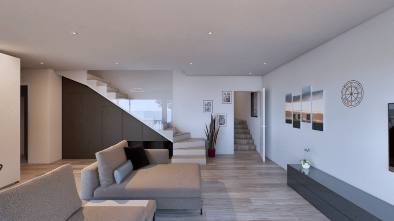 Villa moderna di prossima costruzione a Villa Luganese (4)