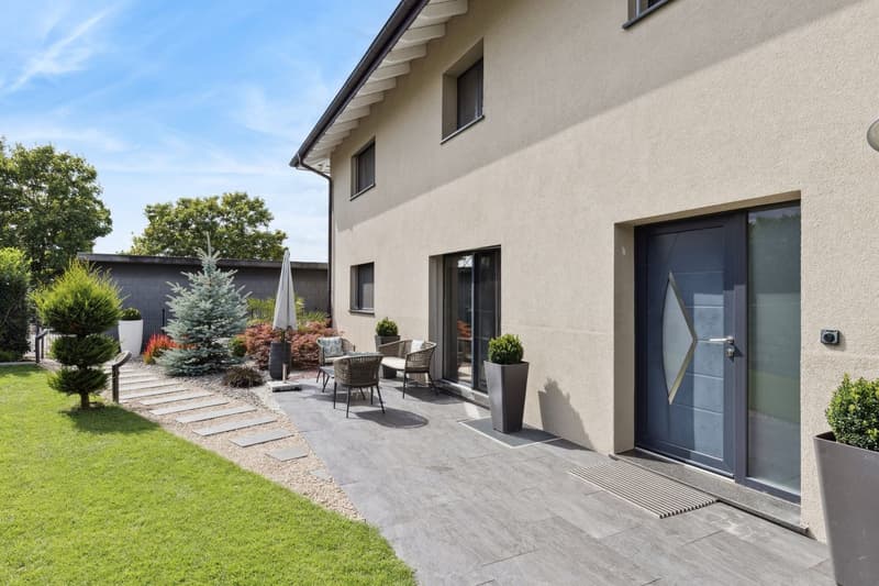 Terrasse avec jardin