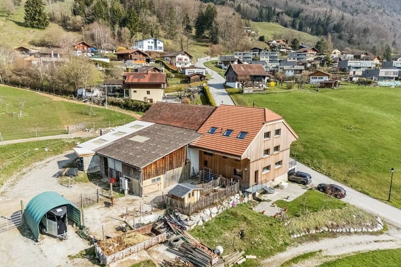Terrain à bâtir de 2'198m2 avec ferme rénovée (2)