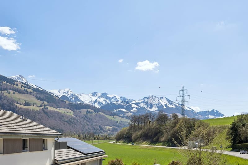 Maison Chaleureuse avec vue dégagée sur les montagnes à Enney (2)