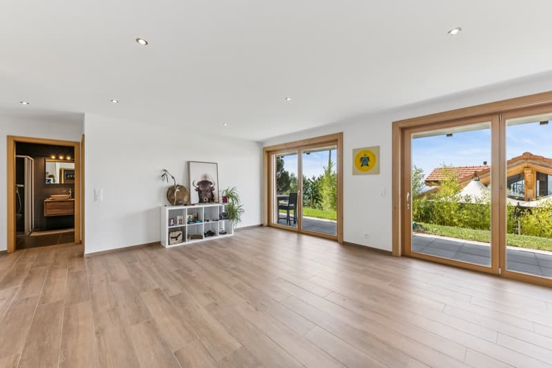 Espace de vie de l'appartement 2.5 pièces