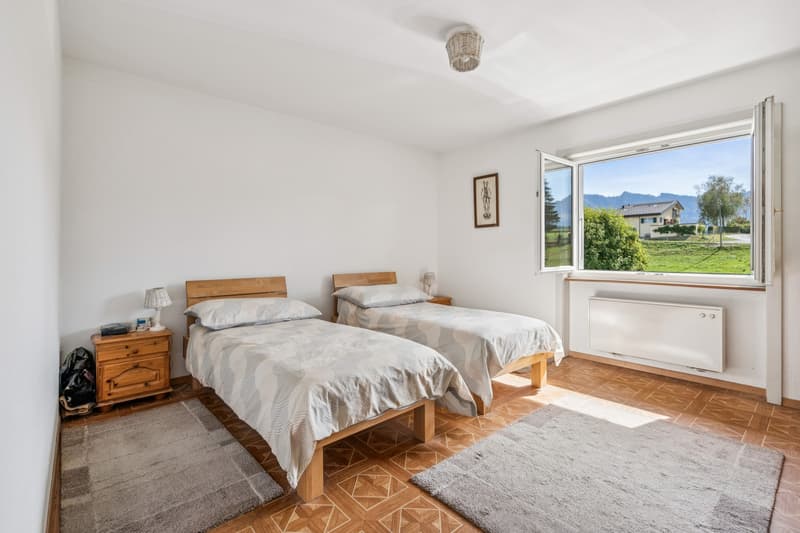 Chambre à coucher rez-supérieur