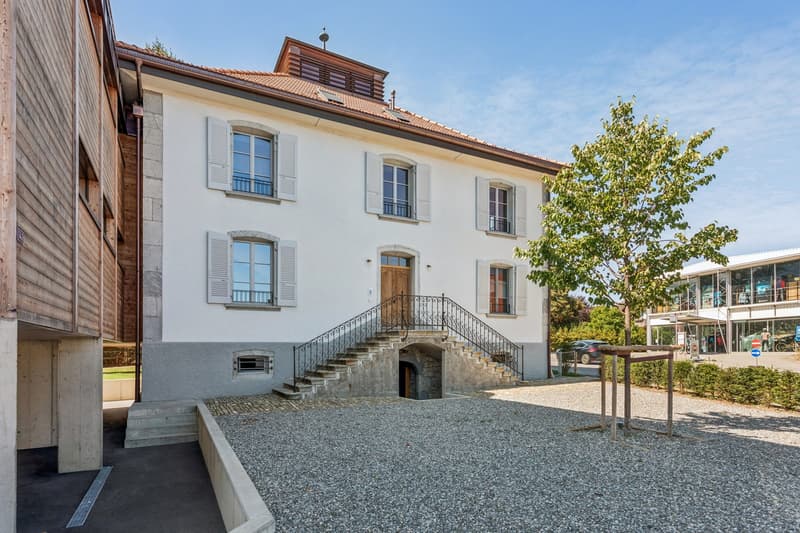 Bâtisse vue de l'extérieur