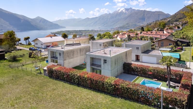 Meravigliosa casa di 5.5 locali con piscina a Brione sopra Minusio (1)