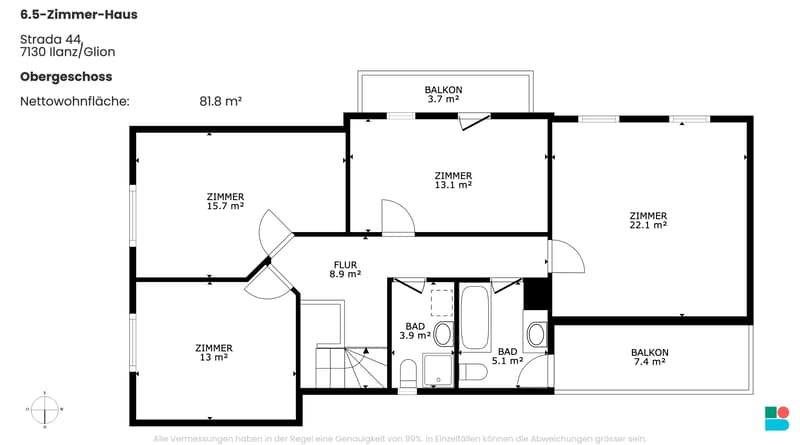 Gemütliches 6.5-Zimmer-Haus mit Einliegerwohnung in Ilanz/Glion (10)