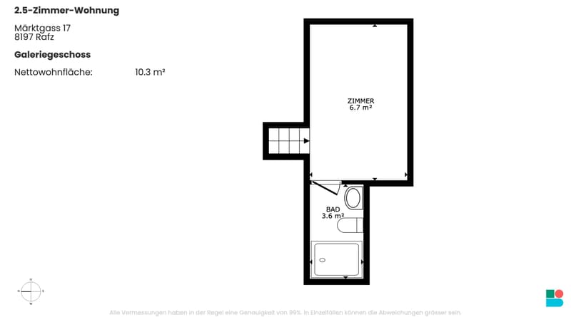 Helle 2.5-Zimmer-Wohnung mit Galerie in Rafz (10)