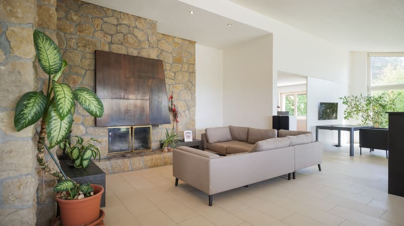 7.5-Zimmer-Villa mit unverbaubarem Alpenblick und Baulandparzelle (3)