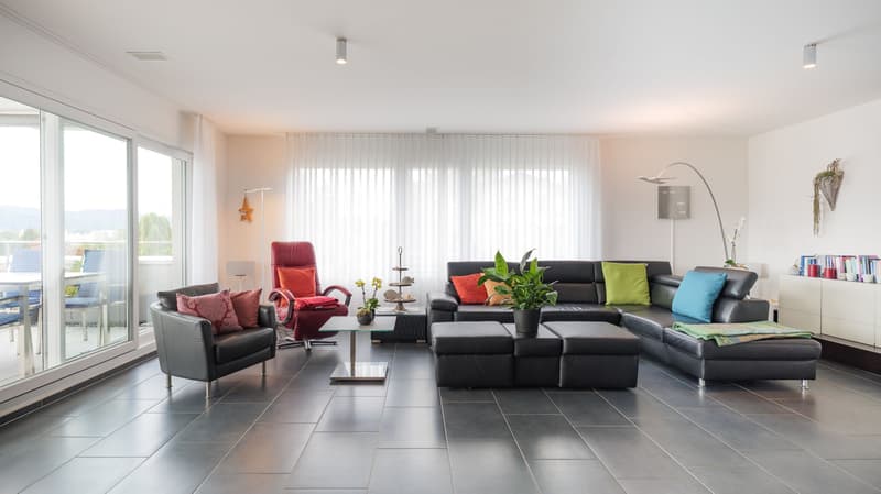 Herrliche 4.5-Zimmer-Attikawohnung mit traumhafter Aussicht in Wohlen (2)