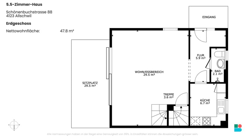 Modernes 5.5-Zimmer-Haus mit Panoramablick in Allschwil (9)
