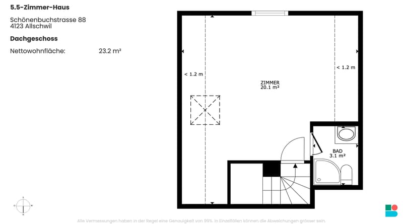 Modernes 5.5-Zimmer-Haus mit Panoramablick in Allschwil (11)