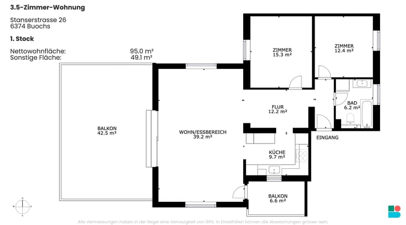 Modernes Mehrfamilienhaus mit drei 3.5-Zimmer-Wohnungen in Buochs (10)