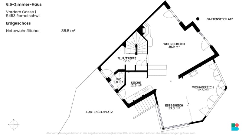 Grosszügiges 6.5-Zimmer-Haus mit Pool in Remetschwil (9)