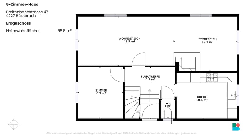 Charmantes 5-Zimmer-Haus an Toplage mit Baulandpotential in Büsserach (9)