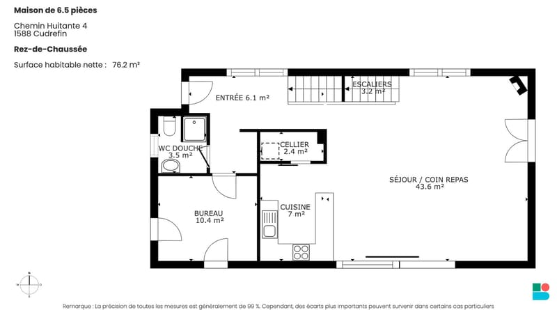 Magnifique maison de 6.5 pièces à Cuderfin (9)