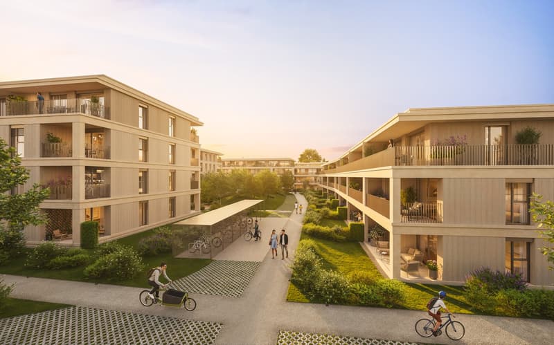 Appartements de 4 pièces au cœur d'un parc paysager (1)