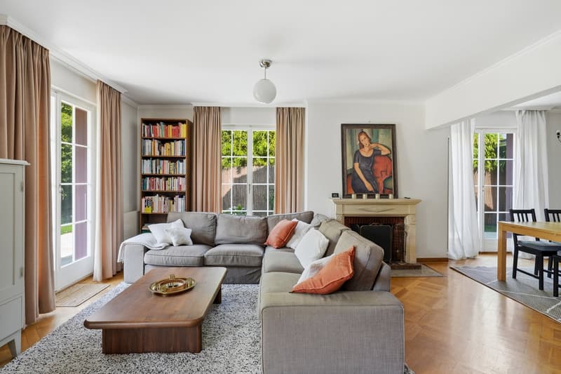 Maison individuelle familiale à Collonge-Bellerive – Accès lac et jardin piscinable (5)
