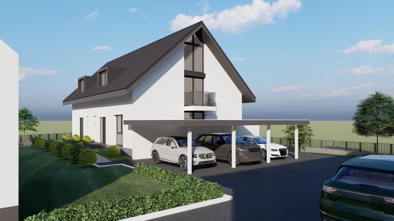 Casa semi-indipendente nuova di 6,5 locali con terrazza a Horriwil in vendita (2)
