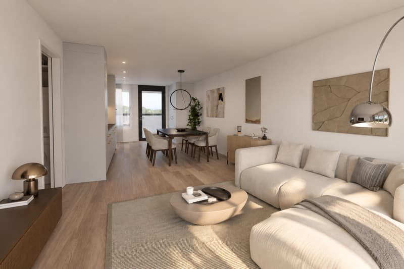 3.5 Zimmerwohnung in Affoltern am Albis - zentral, modern, vielseitig (2)