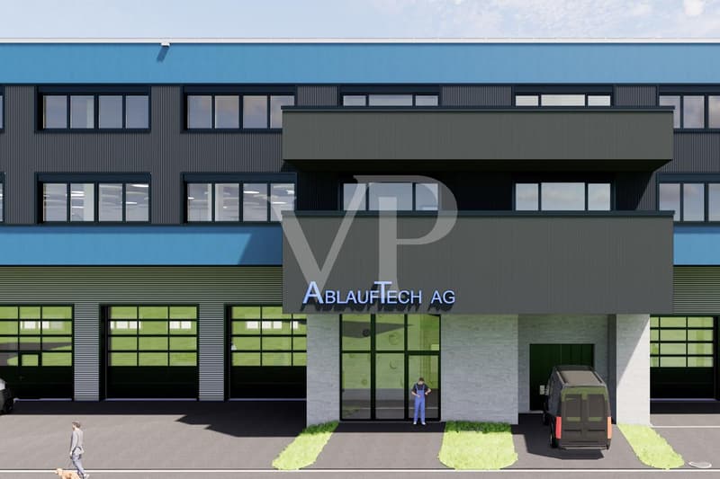 Aussenvisualisierung Haupteingang Westfassade