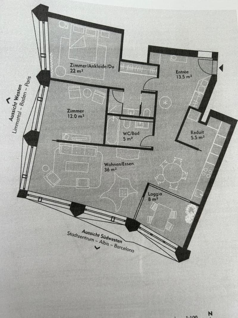 3.5-Zi.-Wohnung im Limmattower – 20. OG mit Panoramablick & Komfortlüftung (8)