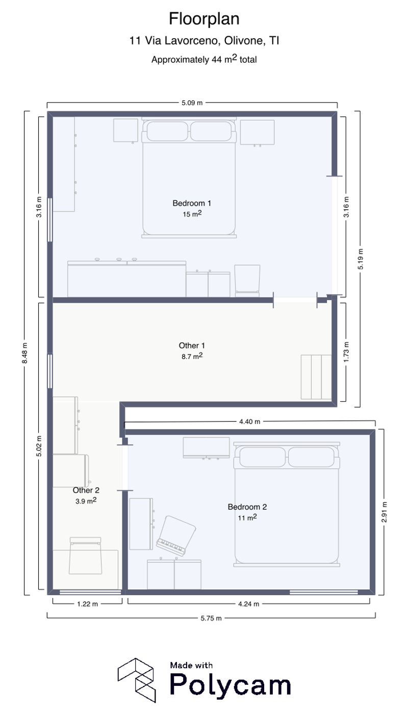 Graziosa casa con giardino e app. indipendente - OLIVONE (14)