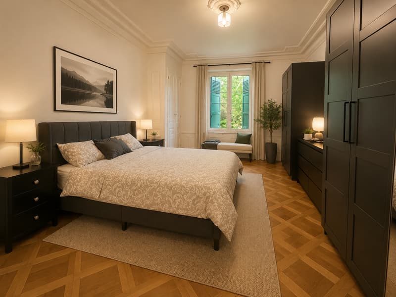 Magnifique appartement de 155 m² avec véritable jardin, face au Parc Bertrand (6)