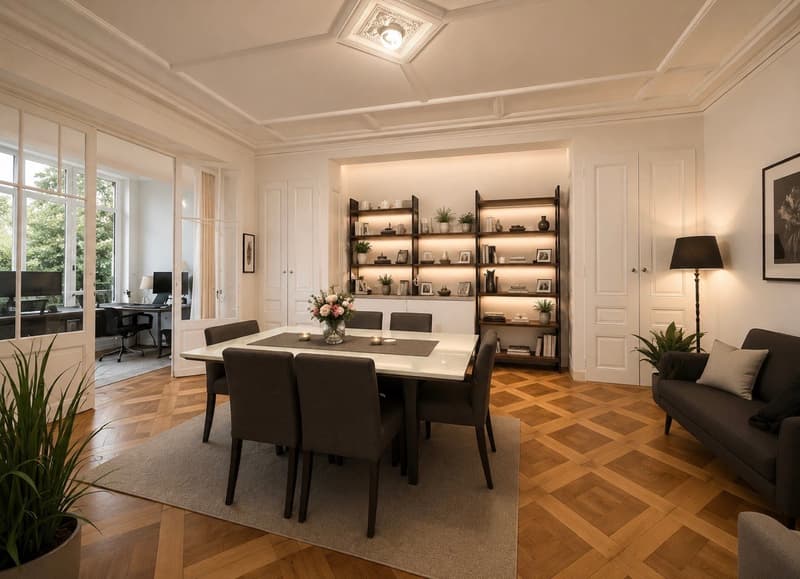 Magnifique appartement de 155 m² avec véritable jardin, face au Parc Bertrand (1)
